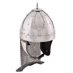 Medieval steel helmet
